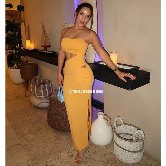 ZARA BLOGGER FAVE!!! Strapless Fitted Long Dress NWT LAST ONE!!! - Picture 13 of 16